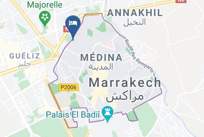 Marrakesh - Riad Spa Sindibad Maps