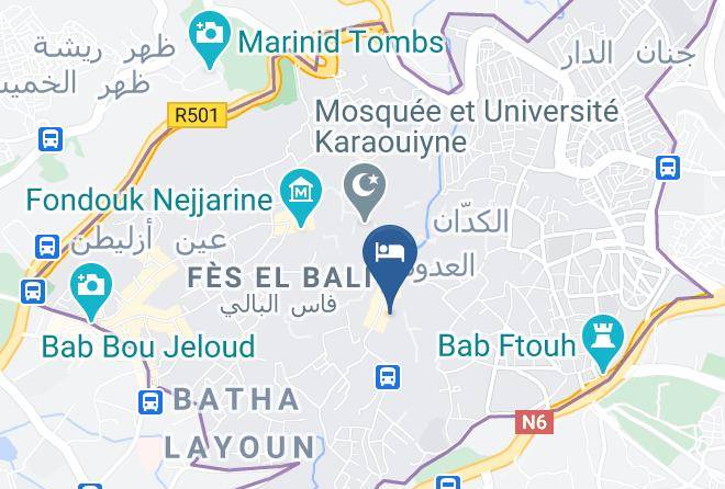 Fez - Riad Sunrise Maps