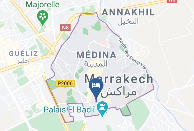 Marrakesh - Riad Tahili & Spa Maps