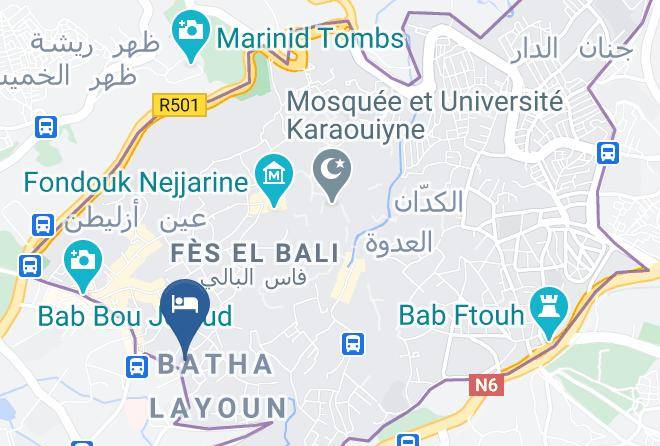 Fez - Riad Tahra & Spa Maps