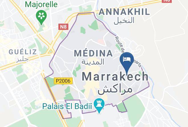 Marrakesh - Riad Tamarrakecht Maps