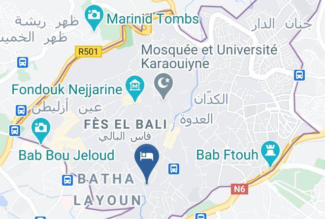 Fez - Riad Tara Maps