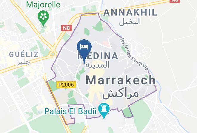 Marrakesh - Riad Tarabel Maps
