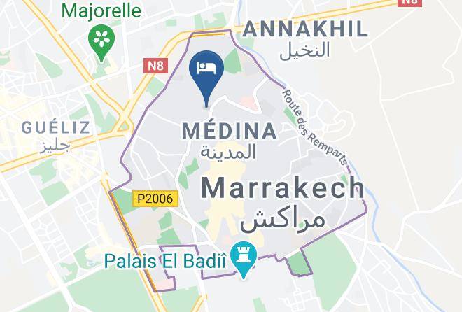 Marrakesh - Riad Tarzout Maps