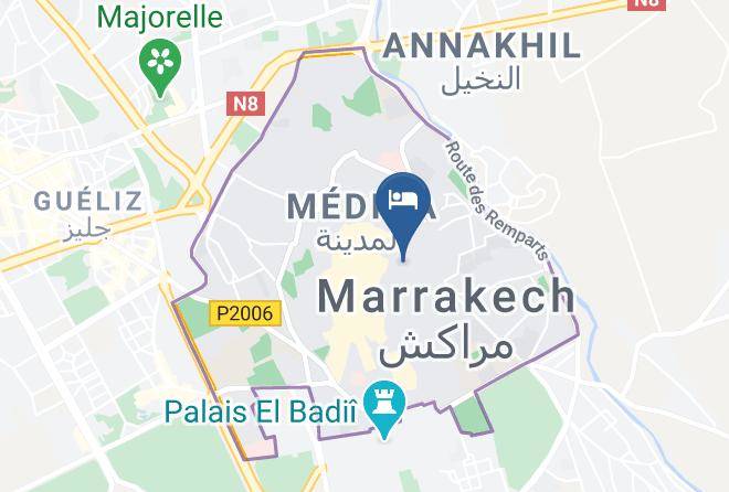 Marrakesh - Riad Tawanza Maps