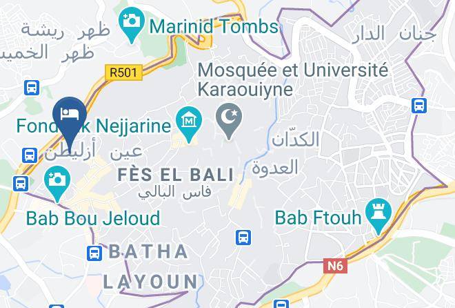 Fez - Riad Tayba Maps