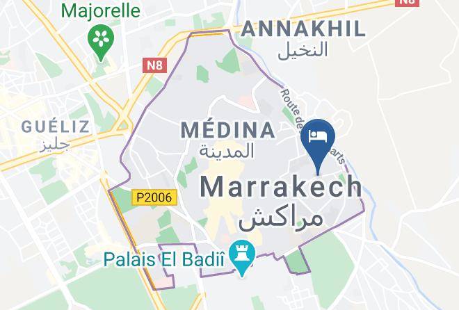 Marrakesh - Riad Tchina Maps