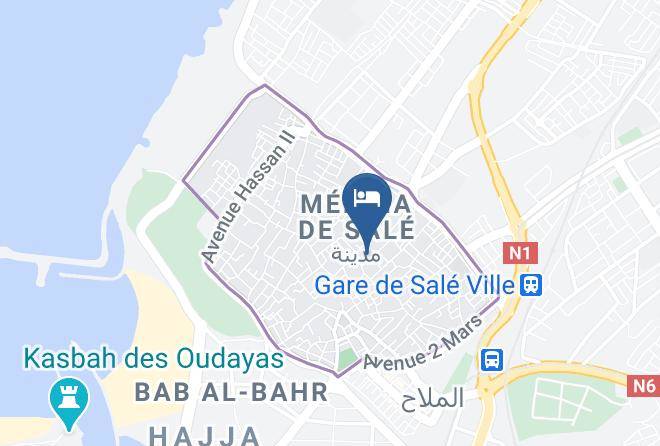 Rabat Sale Zemmour Zaer - Riad Thamayna Maps