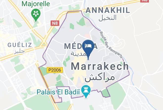 Marrakesh - Riad The Bohemian Jungle Maps