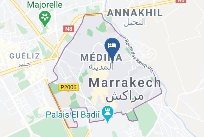 Marrakesh - Riad Thebaide Maps
