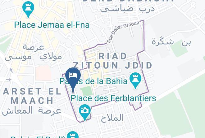 Marrakesh - Riad Tizgui Celine Maps