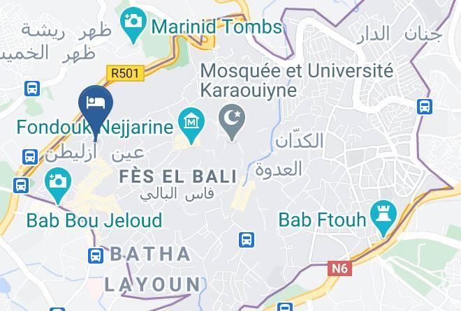 Fez - Riad Toyour Riad Of Birds Maps
