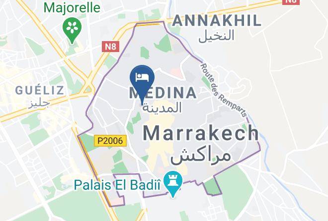 Marrakesh - Riad Trois Cours Maps