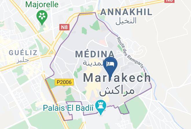 Marrakesh - Riad Vanilla Sma Maps