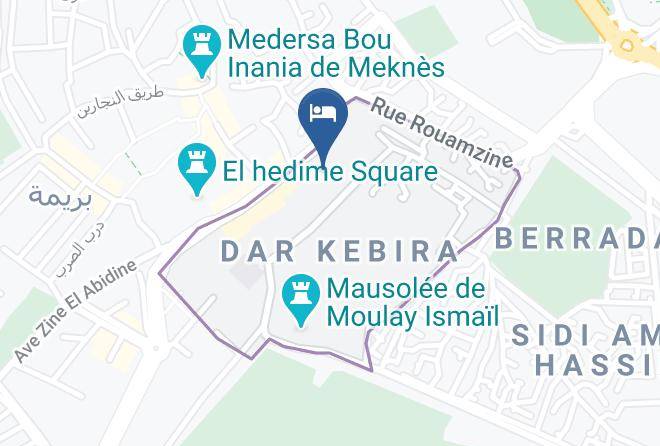Meknes - Riad Yacout Maps