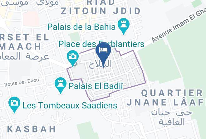 Marrakesh - Riad Yamsara Maps