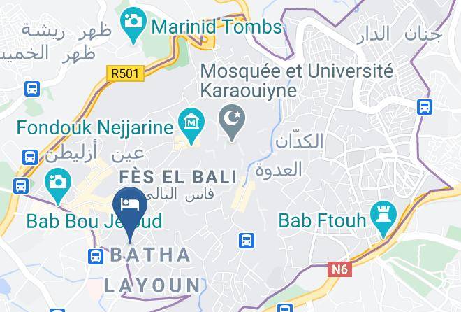 Fez - Riad Zamane & Spa Fes Maps