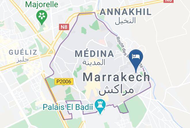 Marrakesh - Riad Zara Maps