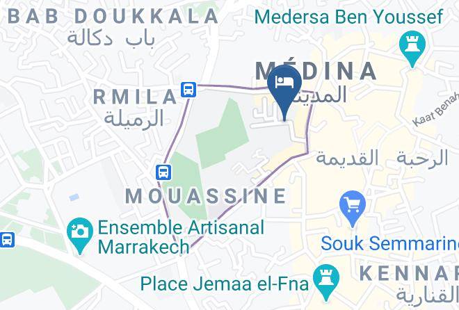 Marrakesh - Riad Zehar Maps