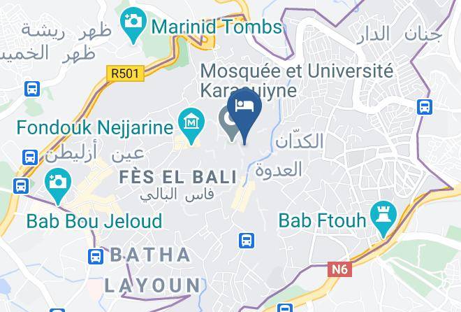 Fez - Riad Zina Fes Maps