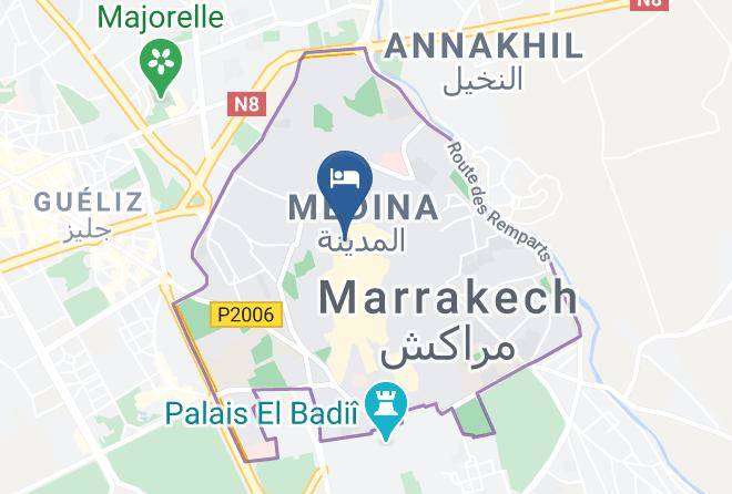 Marrakesh - Riad Ziryab Maps