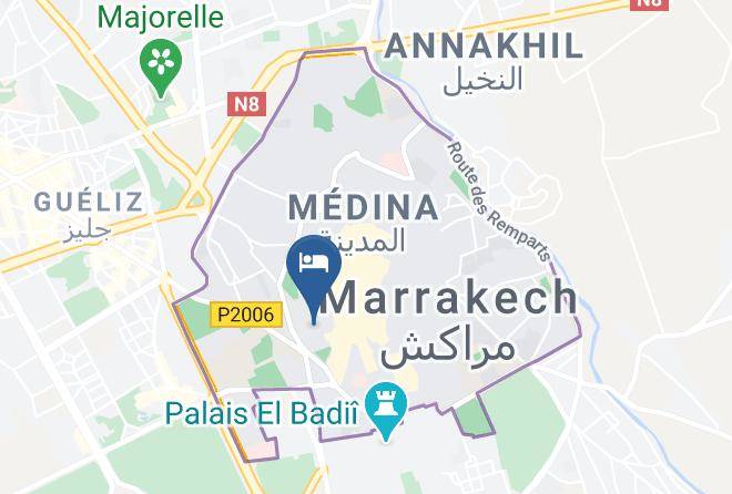 Marrakesh - Riad Zwiin Maps