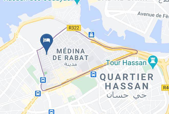 Rabat - Riad Zyo Maps