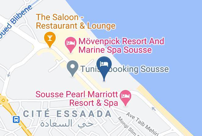 Tunisia - Hotel Riadh Palms Maps