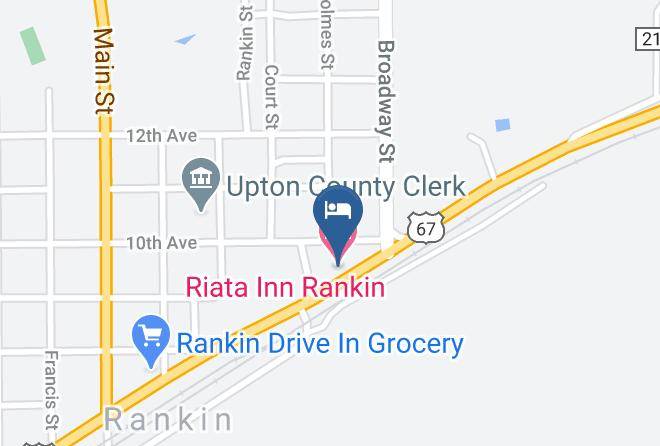 Upton - Riata Inn Rankin Maps