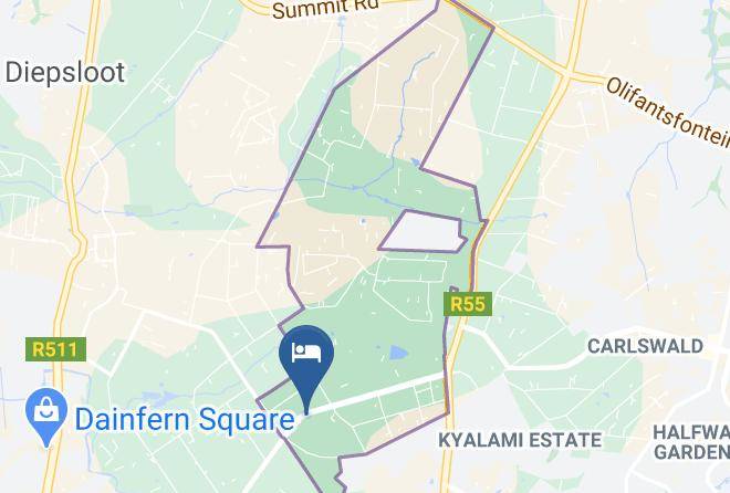 City Of Johannesburg - Cherry Lodge In Kyalami Midrand Maps