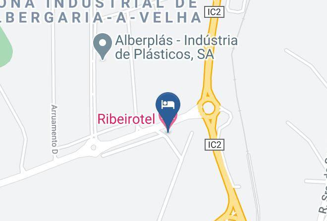 Albergaria A Velha - Ribeirotel Maps