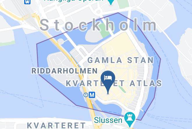 Rica Hotel Gamla Stan Map