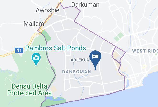 Accra - Ricardo's Hotel Maps