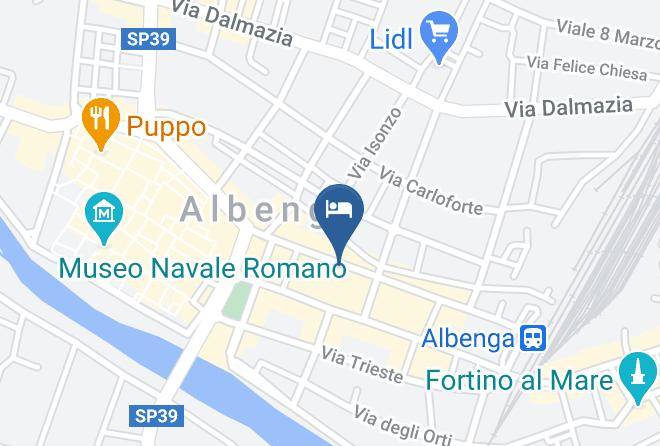 Savona - Ricaroka Affittacamere Maps