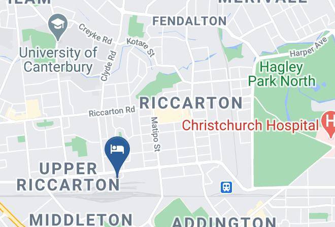 Christchurch - Riccarton Loft Christchurch Holiday Homes Maps