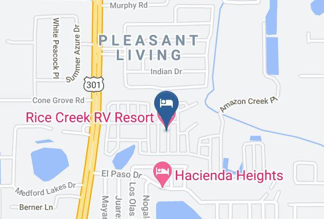 Hillsborough - Rice Creek Rv Resort Maps