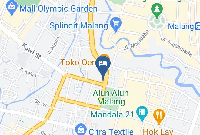 Kota Malang - Riche Heritage Hotel Maps