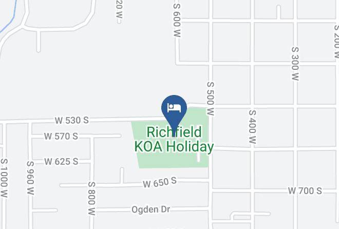 Richfield Koa Holiday Map