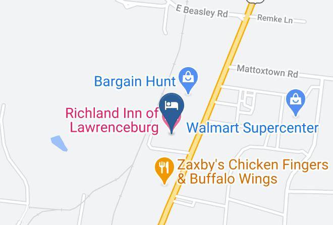 Lawrence - Richland Inn Of Lawrenceburg Maps