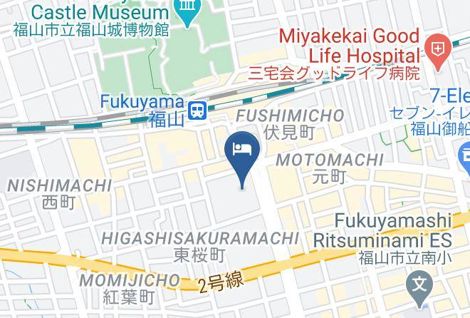 Fukuyama City - Richmond Hotel Fukuyama Station Maps