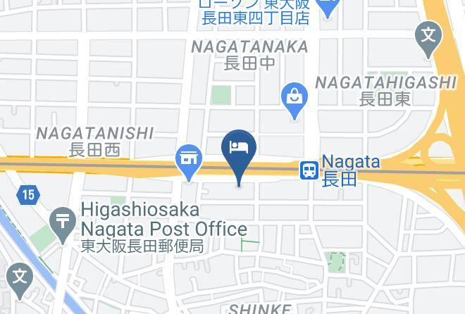 Higashiosaka City - Richmond Hotel Higashi Osaka Maps