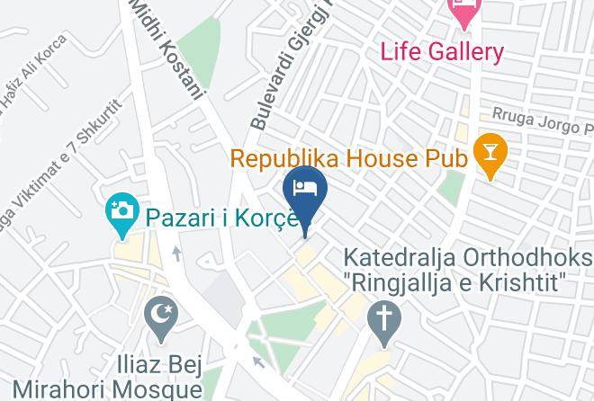 Korce - Richmond Hotel Maps