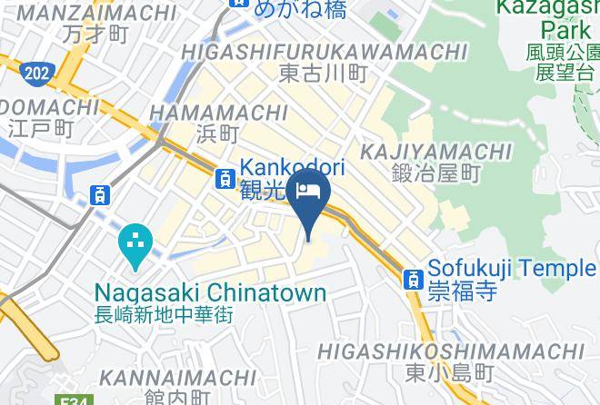 Nagasaki City - Richmond Hotel Nagasaki Shianbashi Maps