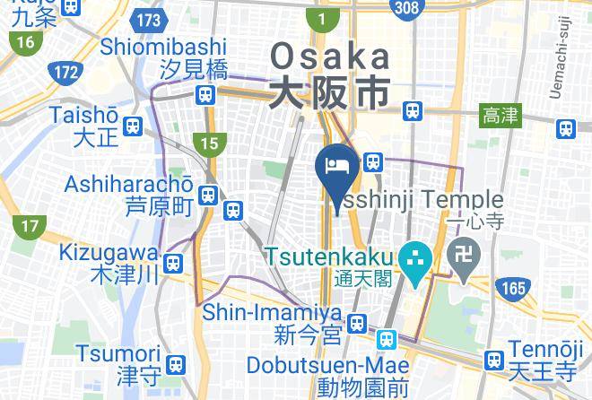 Osaka City Naniwa Ward - Richmond Hotel Namba Daikokucho Maps