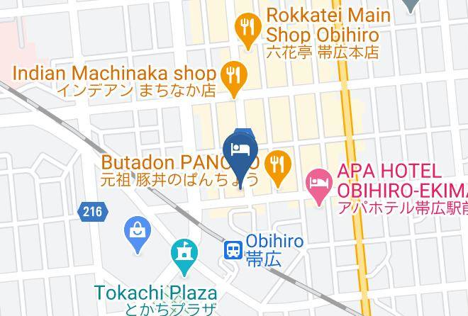 Obihiro City - Richmond Hotel Obihiro Ekimae Maps