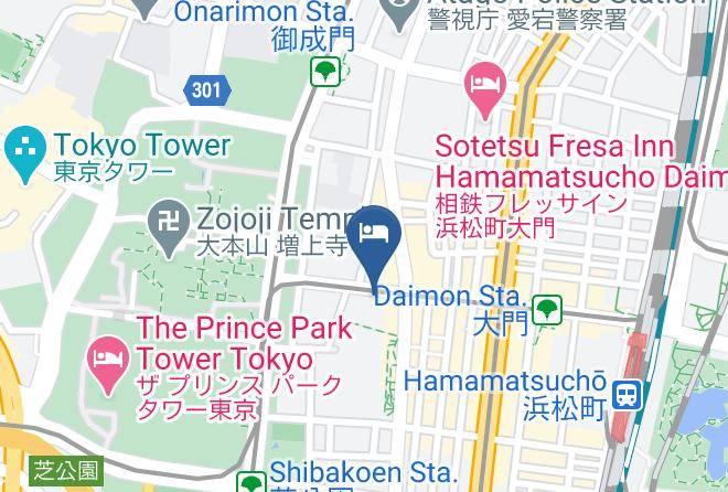 Minato Ward - Richmond Hotel Tokyo Shiba Maps