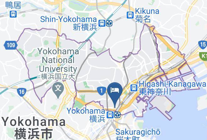 Yokohama City Kanagawa Ward - Richmond Hotel Yokohama Ekimae Maps
