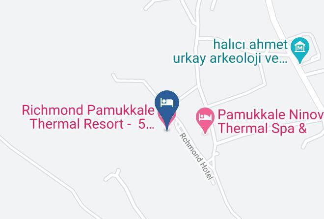 Richmond Pamukkale Thermal Resort 5 Yildizli Termal Hotel Denizli Map - Denizli - Pamukkale