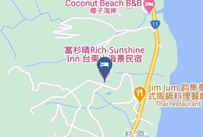Taitungnty - Rich Sunshine Inn Maps