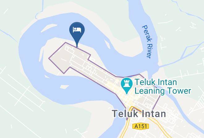 Hilir Perak District - Rick Resort Teluk Intan Maps